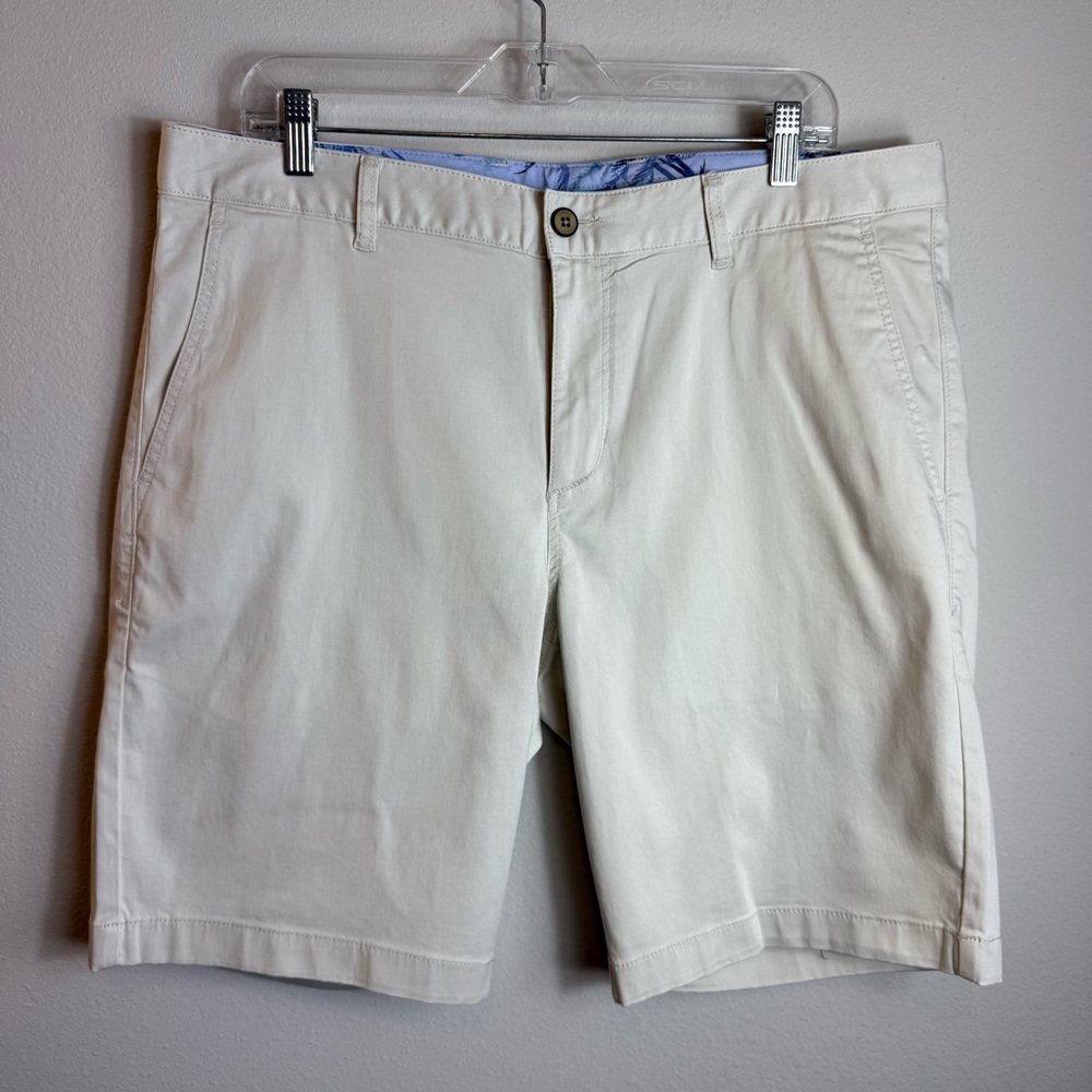 NEW Tommy Bahama Men’s Size 36 Boracay Shorts Bleached Sand 10” Inseam